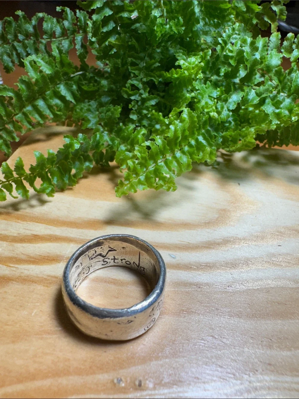 Sundance Jes Maharry Silver Tree Band Ring - Picture 4 of 5